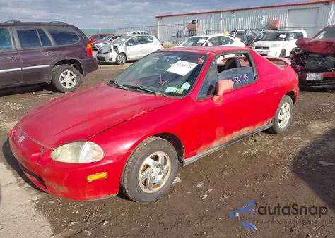 1994 Honda Civic Del Sol S из США, поврежденный, VIN JHMEG1248RS002179